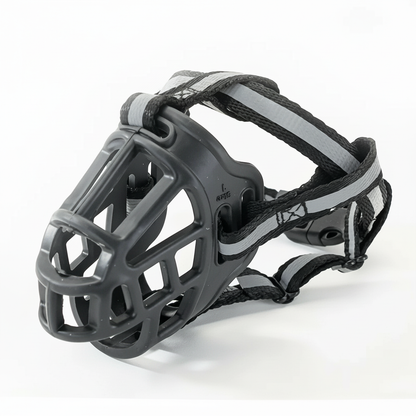 Adjustable Dog Muzzle with Breathable Mesh for Safe Daily Use