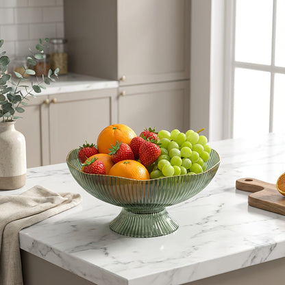 Bowl with Transparent Fruit Made of PET for Decorative and Practical
