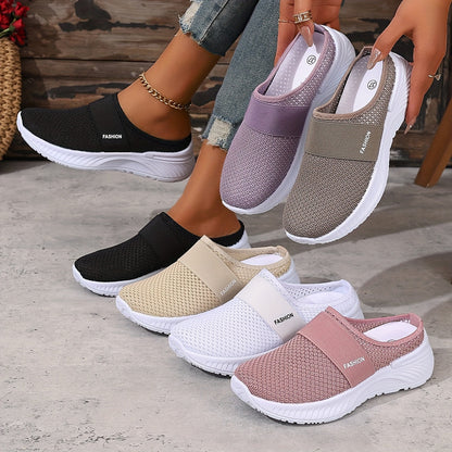 Sneakers with Slip-on Summer Design for Women with Breathable Mesh
