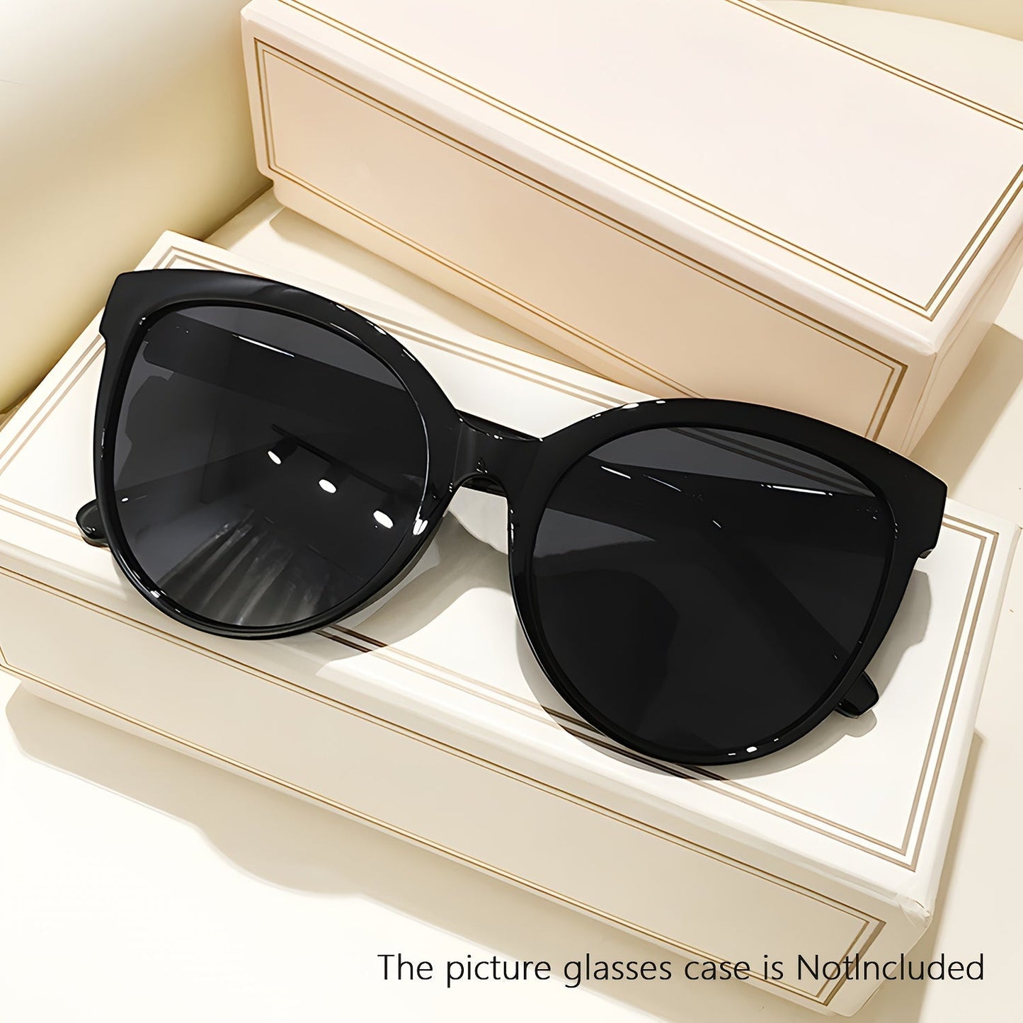 Luxe Cat-Eye Sunglasses for Women for Oversized and Stylish for Sunny Days
