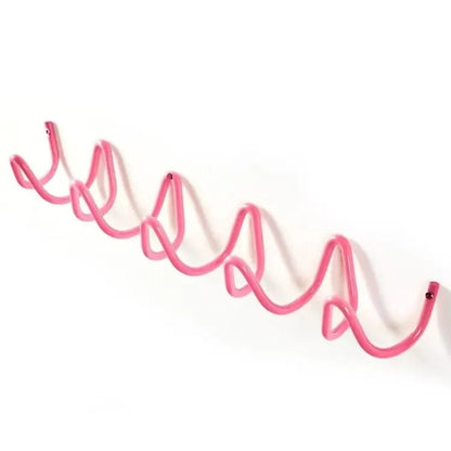 Rack Modern Wavy Wall Coat for Stylish Wall Coat Rack with Multiple Hooks