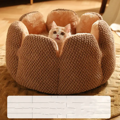 Flower Cat Bed for Soft and Cozy for Your Cat