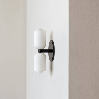 Modern Wall Lamp with Uplight and Downlight for Subtle Ambient Lighting for Interiors