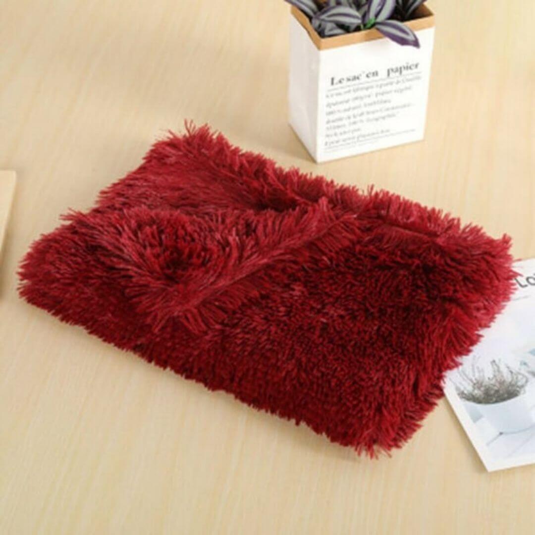 Blanket with Plush Dog Soft Fibres for Comfort and Security for Dogs