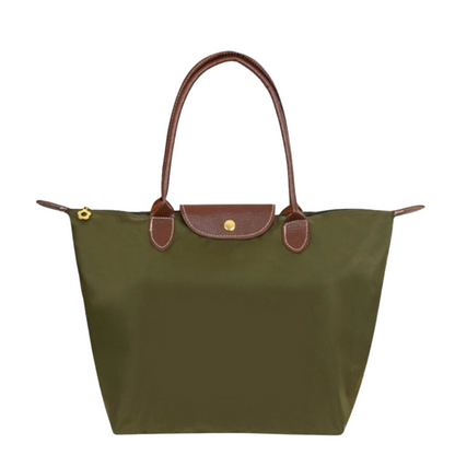 Bag with Leather Tote Design for Women for Large Shoulder Bag with Zipper