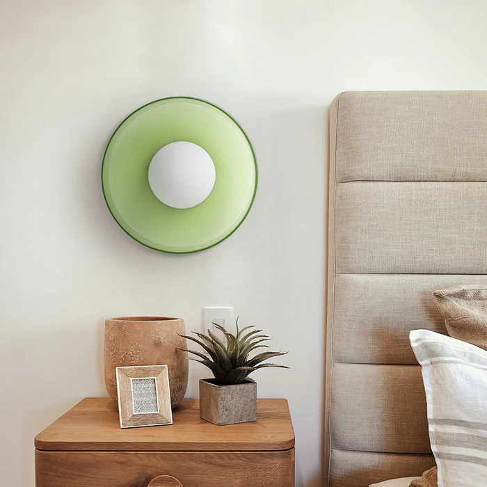 Glass with Modern Round Ceiling Lamp with Elegant and Timeless Design