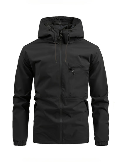 Men's Outdoor Jacket for Spring and Autumn for Windproof Hooded Jacket for Outdoor Activities