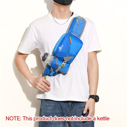 Holder Versatile Running Waist Bag with Water Bottle for Durable Nylon with Zippers