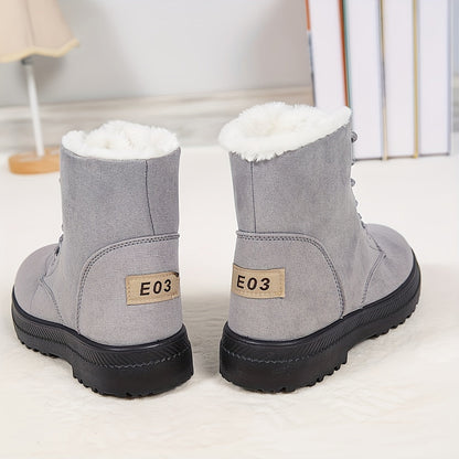 Boots with Women's Stylish Winter Ankle Design for Keep Your Feet Warm and Comfortable