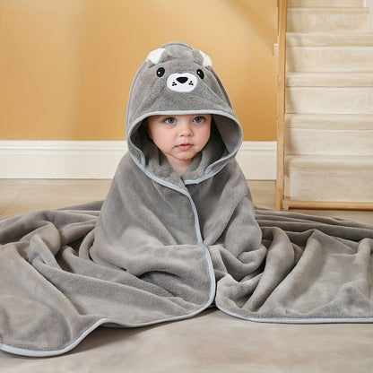 Baby Towel with Hood for Soft and Comfortable After Bathing