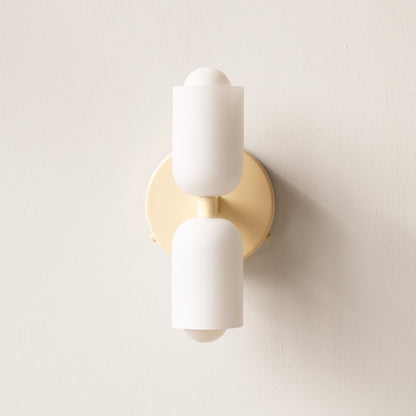 Modern Wall Lamp with Uplight and Downlight for Subtle Ambient Lighting for Interiors