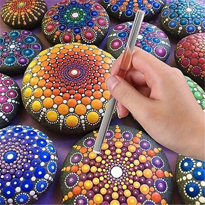 Tools with Mandala Dotting Set for Creative Paintings and Rock Art