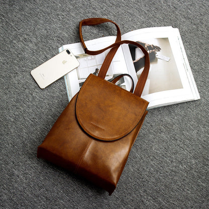 Minimalist Vegan Leather Backpack for Daily Use and Work