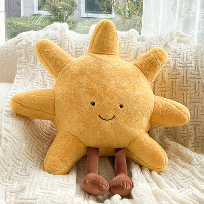 Cushions with Soft Sun and Moon Design for Children's Rooms and Cosy Interior Decoration