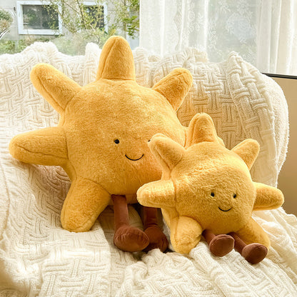 Cushions with Soft Sun and Moon Design for Children's Rooms and Cosy Interior Decoration
