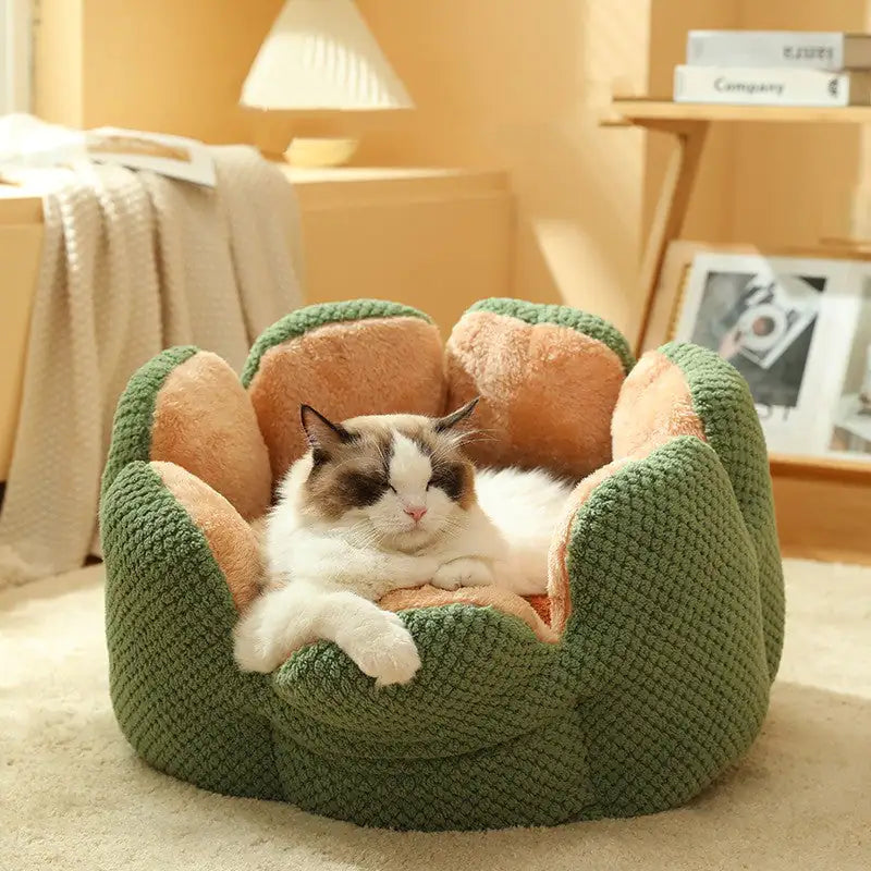 Flower Cat Bed for Soft and Cozy for Your Cat
