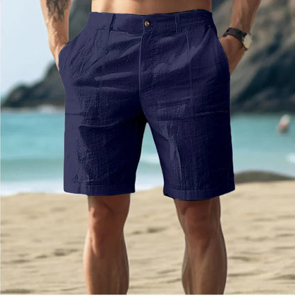 Men's Linen Shorts with Comfortable Fit for Warm Summer Days