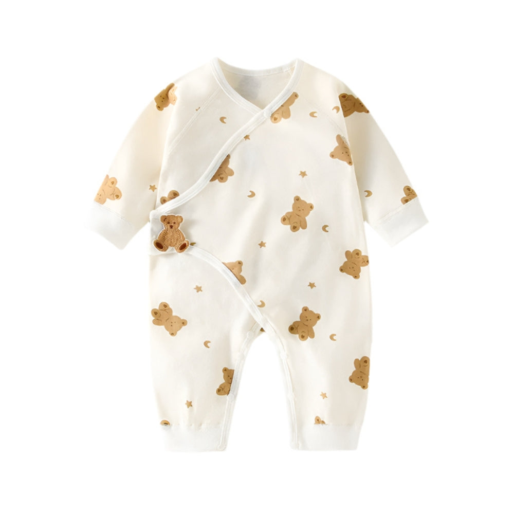 Baby Jumpsuit for Boys and Girls with Cute Animal Pattern