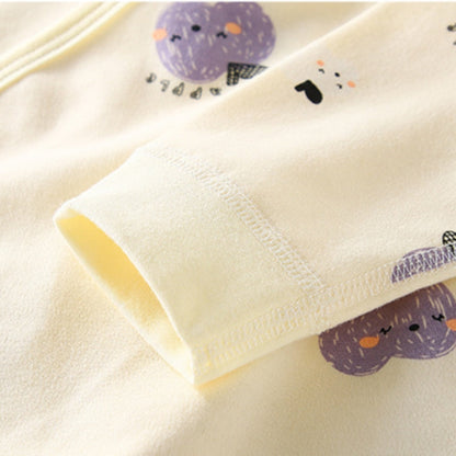 Baby Jumpsuit for Boys and Girls with Cute Animal Pattern
