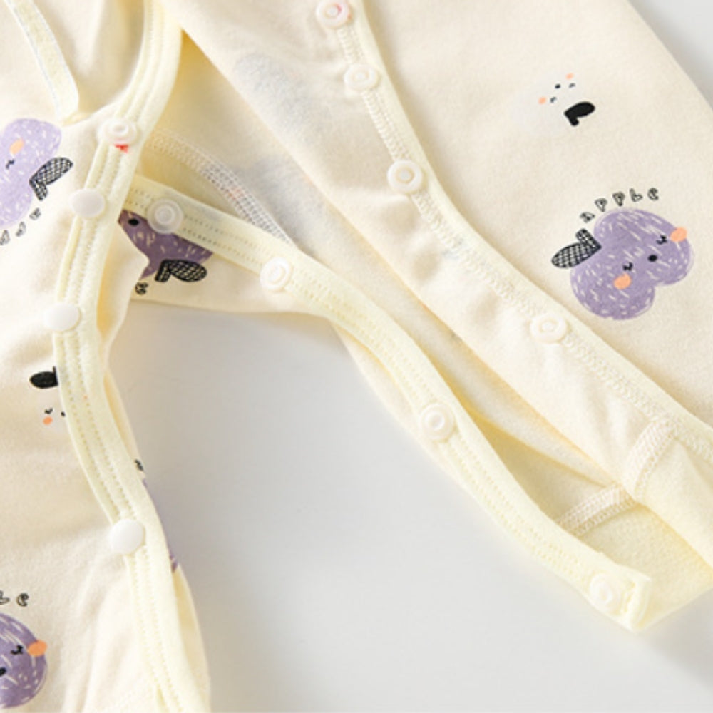 Baby Jumpsuit for Boys and Girls with Cute Animal Pattern