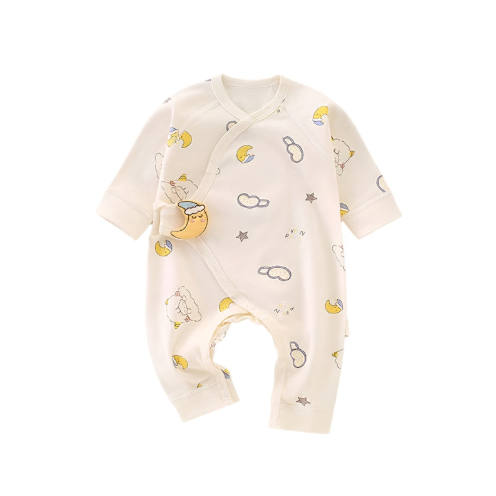 Baby Jumpsuit for Boys and Girls with Cute Animal Pattern