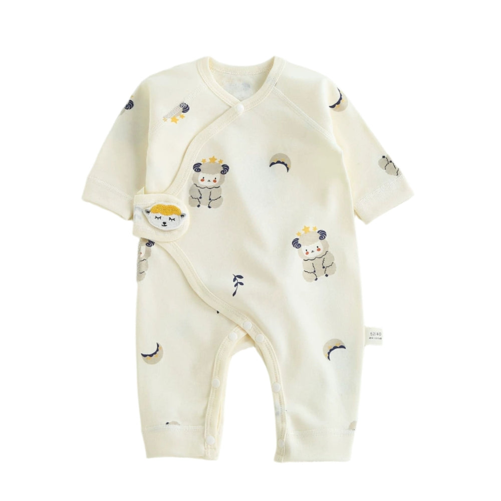 Baby Jumpsuit for Boys and Girls with Cute Animal Pattern