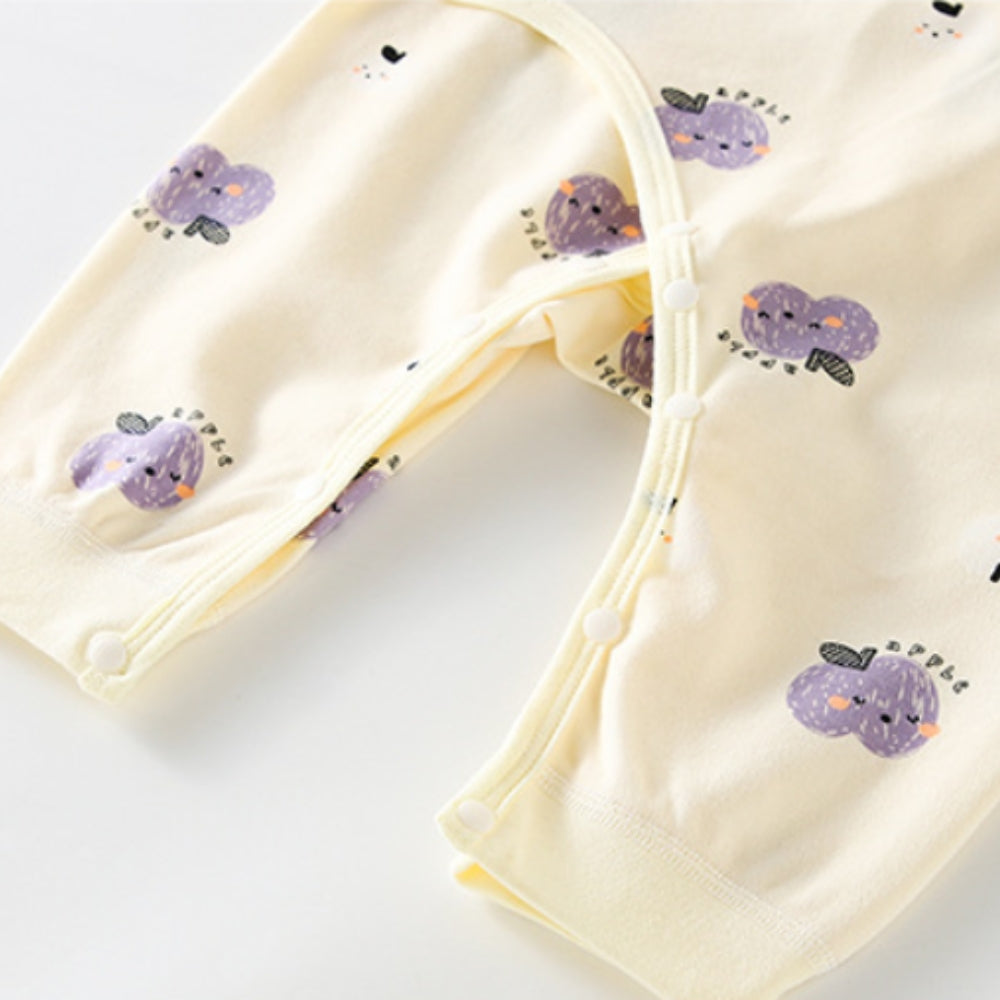 Baby Jumpsuit for Boys and Girls with Cute Animal Pattern
