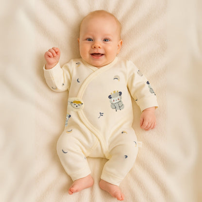 Baby Jumpsuit for Boys and Girls with Cute Animal Pattern