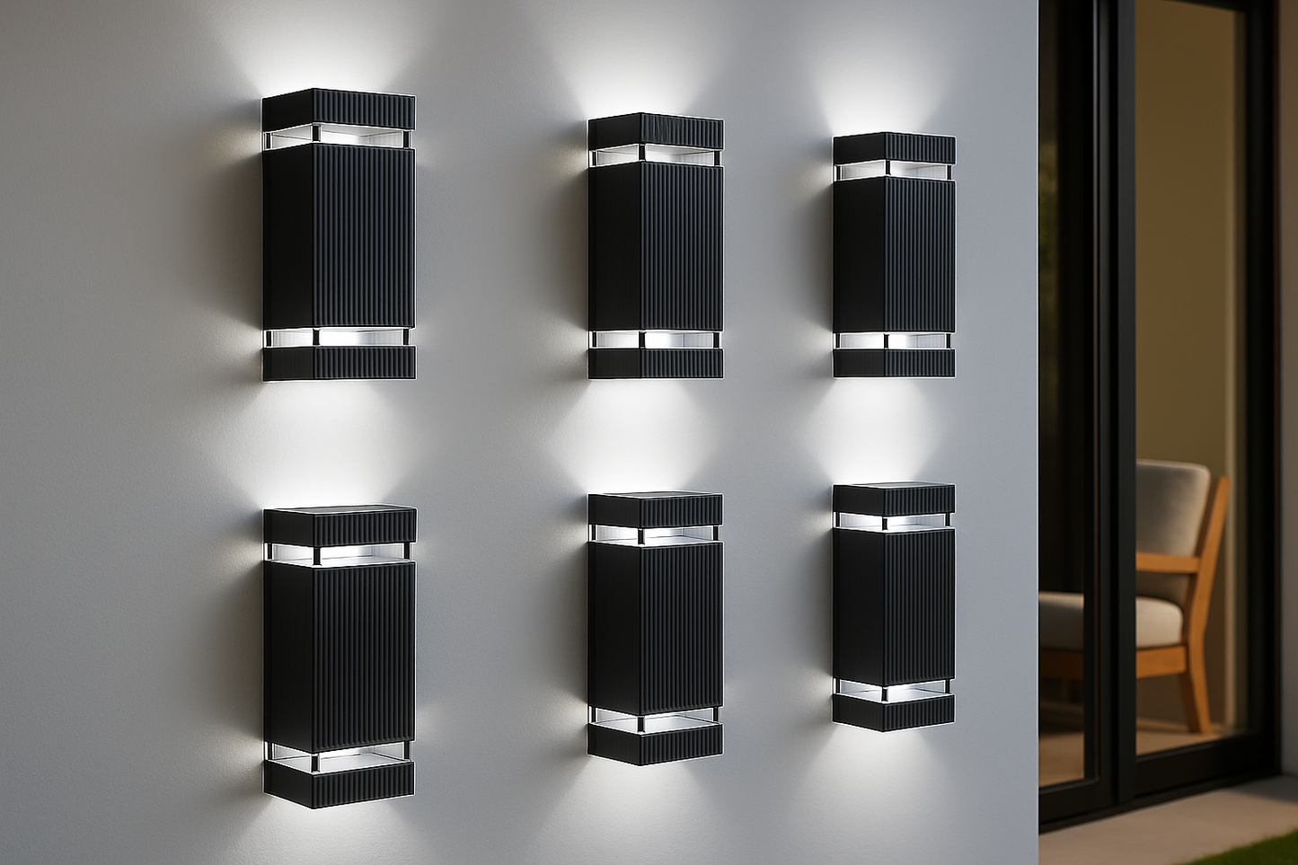 Light with Modern Outdoor Wall Up and Down Light and Weather-Resistant Design