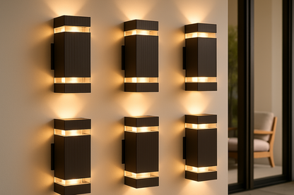 Light with Modern Outdoor Wall Up and Down Light and Weather-Resistant Design
