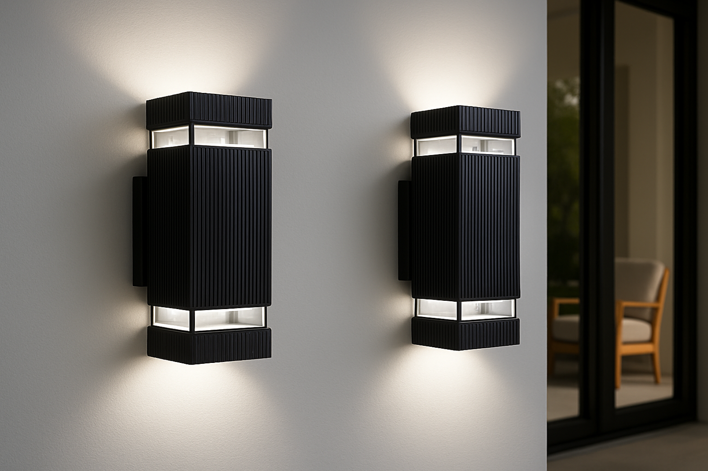 Light with Modern Outdoor Wall Up and Down Light and Weather-Resistant Design