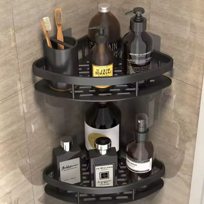 Organiser with Stainless Steel Corner Bathroom Design for Shower and Bathroom Storage