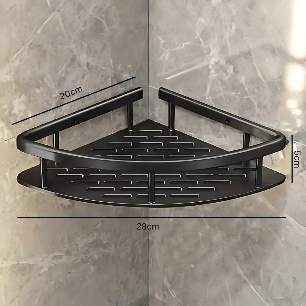 Organiser with Stainless Steel Corner Bathroom Design for Shower and Bathroom Storage