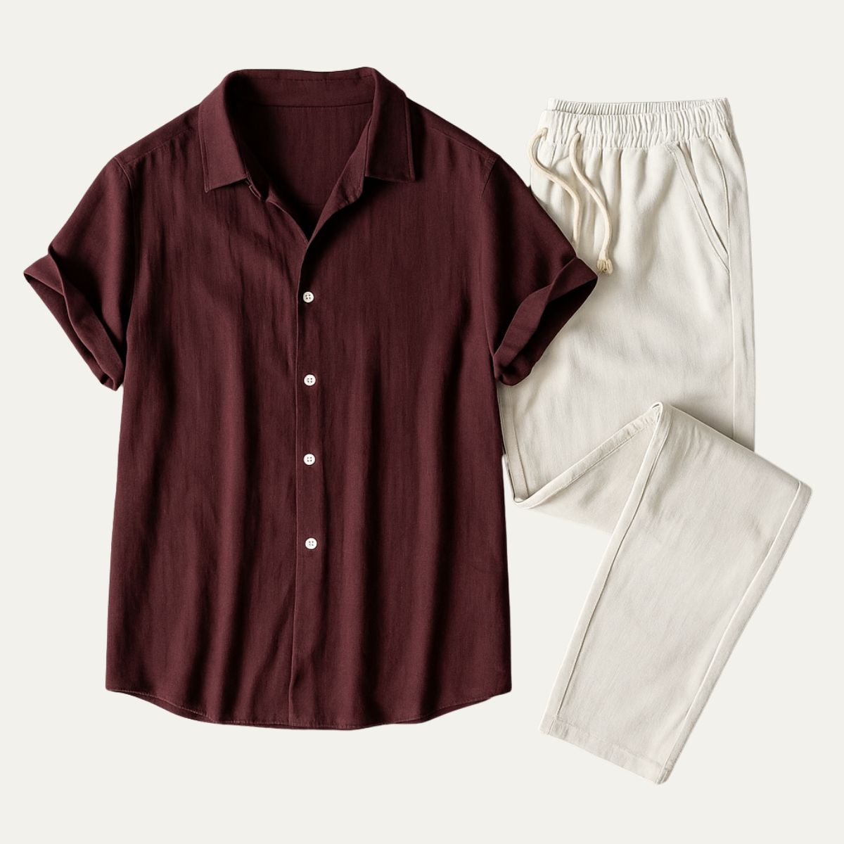 linen shirt drawstring