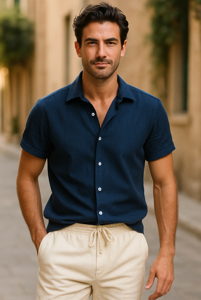 linen shirt drawstring