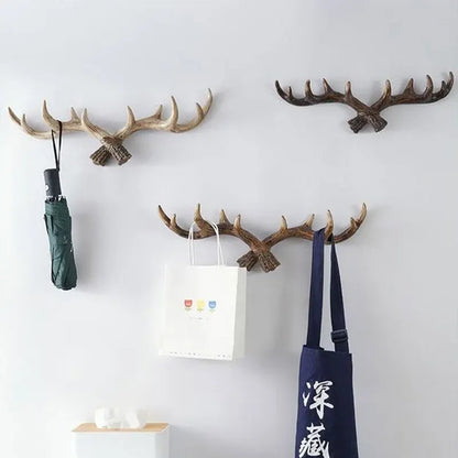 Hook with Decorative Wall Antler Shape and Natural Look for Entrance and Interior