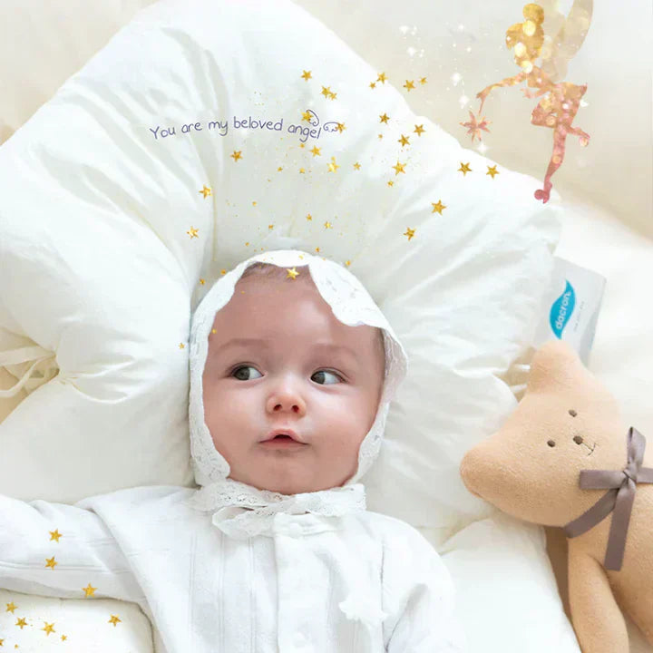 Cushion Ergonomic Baby Cuddle for Antibacterial Sleep Cushion for Safe Baby Sleep