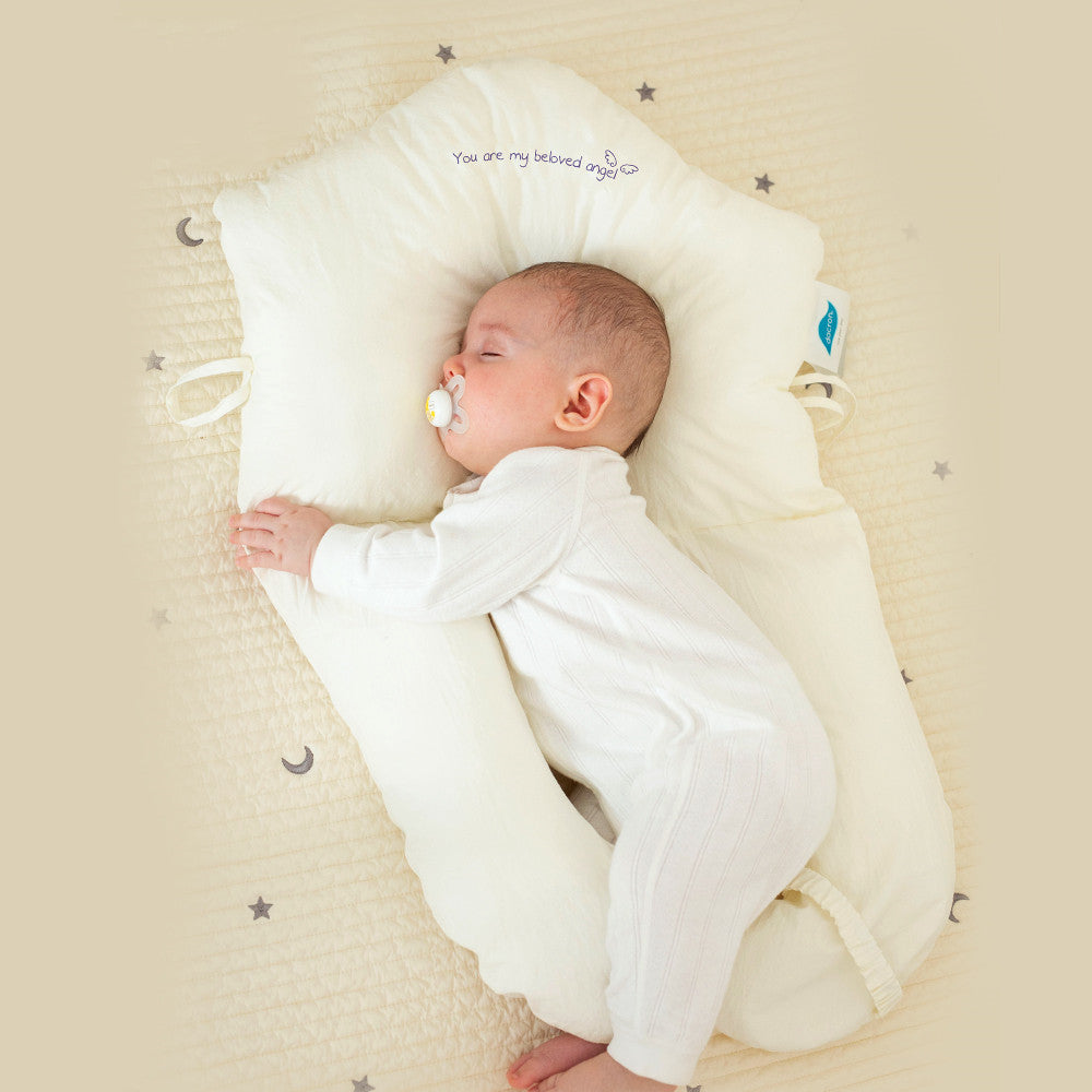 Cushion Ergonomic Baby Cuddle for Antibacterial Sleep Cushion for Safe Baby Sleep