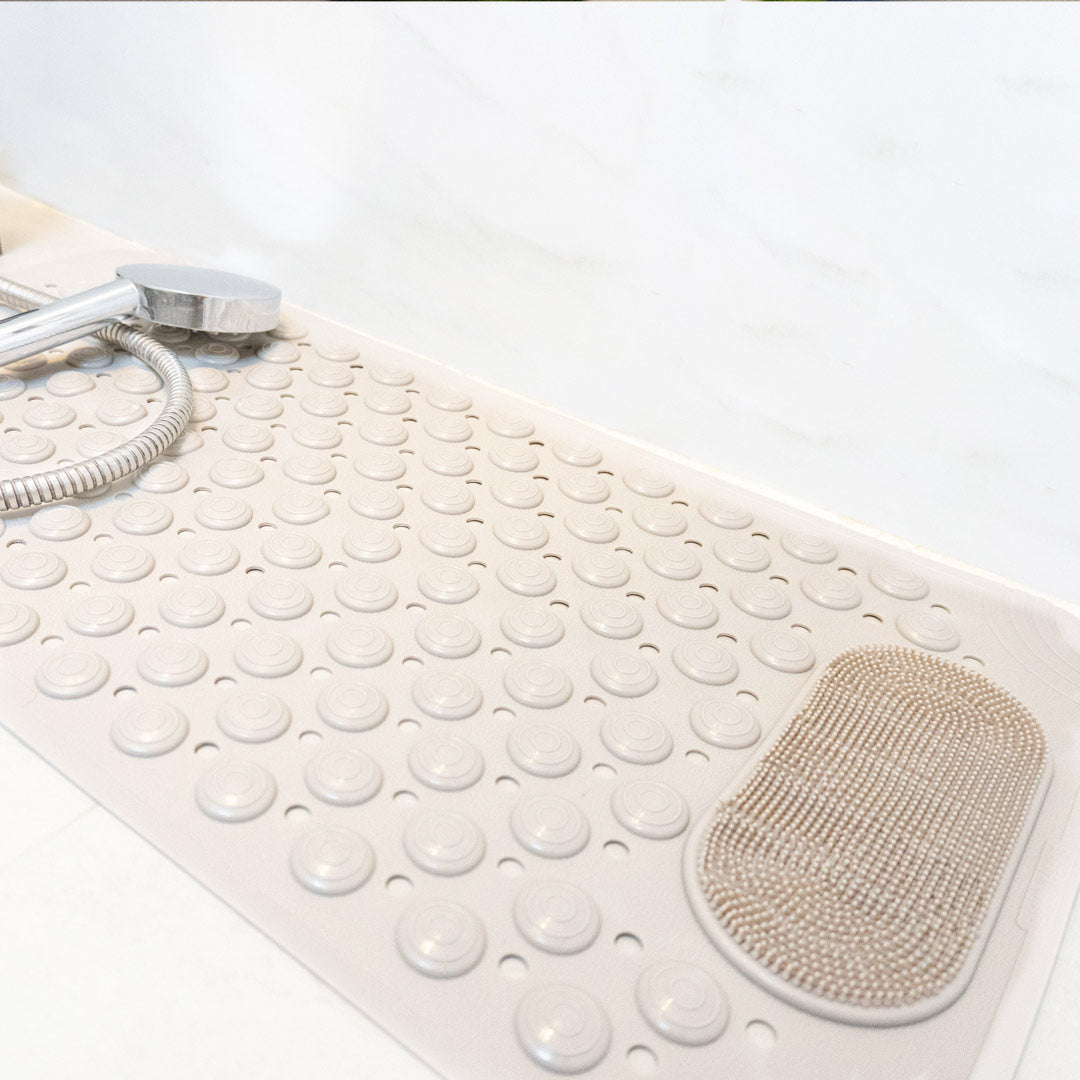 Cups Non-Slip Bath Mat with Suction for Safe, Hygienic and Comfortable for Shower and Bath