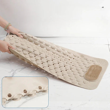 Cups Non-Slip Bath Mat with Suction for Safe, Hygienic and Comfortable for Shower and Bath