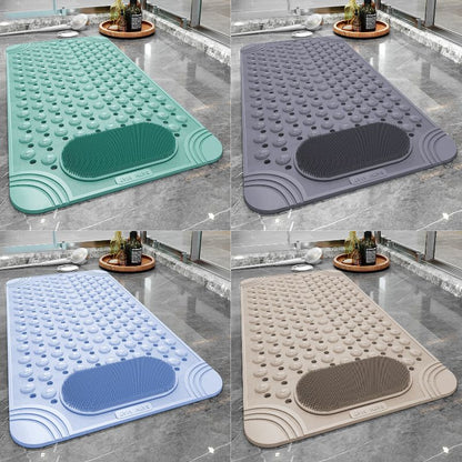 Cups Non-Slip Bath Mat with Suction for Safe, Hygienic and Comfortable for Shower and Bath