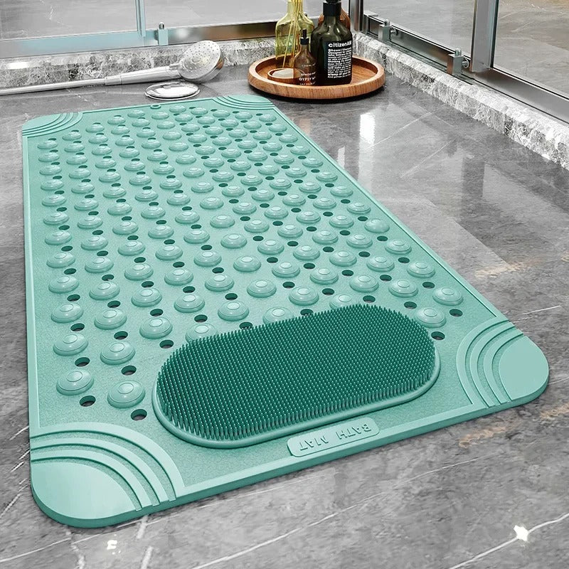 Cups Non-Slip Bath Mat with Suction for Safe, Hygienic and Comfortable for Shower and Bath