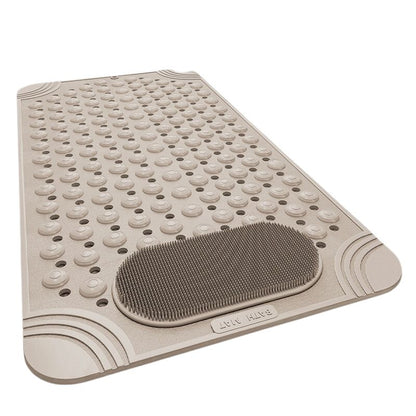 Cups Non-Slip Bath Mat with Suction for Safe, Hygienic and Comfortable for Shower and Bath
