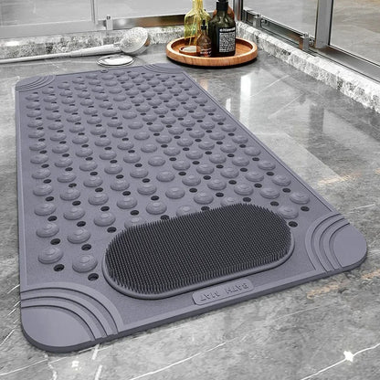 Cups Non-Slip Bath Mat with Suction for Safe, Hygienic and Comfortable for Shower and Bath