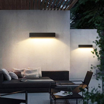 Light with Solar Outdoor Wall LED for Minimalistic Wall Lamp with IP65