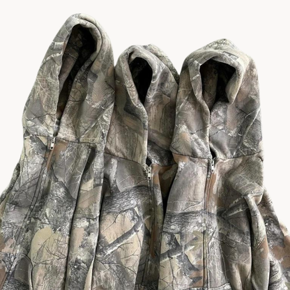 Urban Camo Oversized Unisex Hoodie with Relaxed Streetwear Look