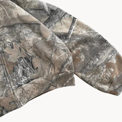 Urban Camo Oversized Unisex Hoodie with Relaxed Streetwear Look