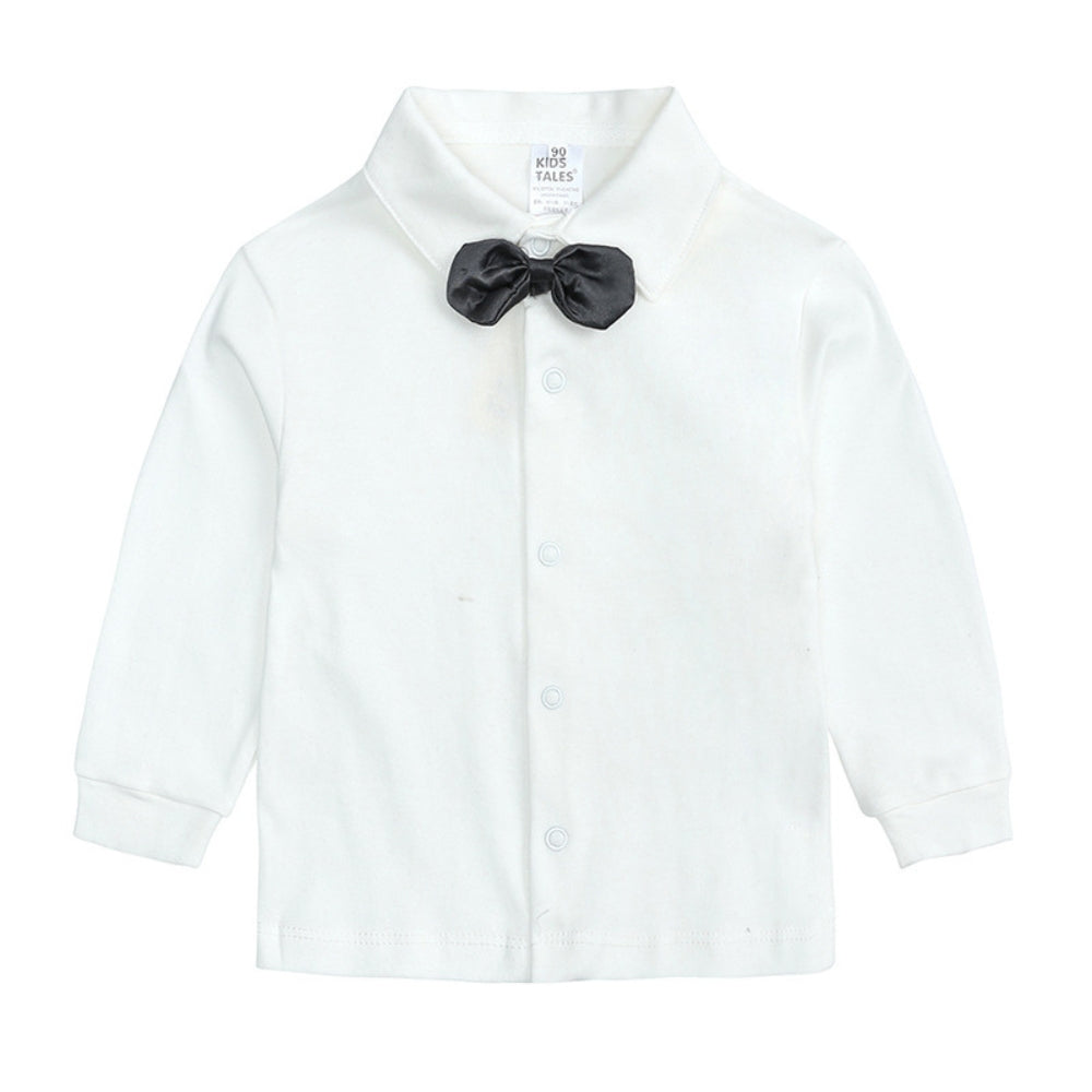 Set with Boys' Outfit Design for Babies and Toddlers with Waistcoat and Bow Tie