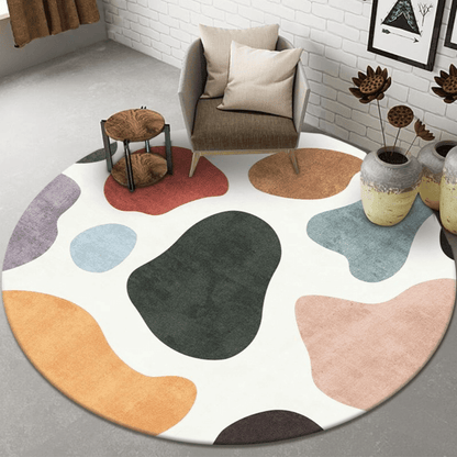 Mat with Play Design for Babies and Children with Mandala Sun Design for Safe Play