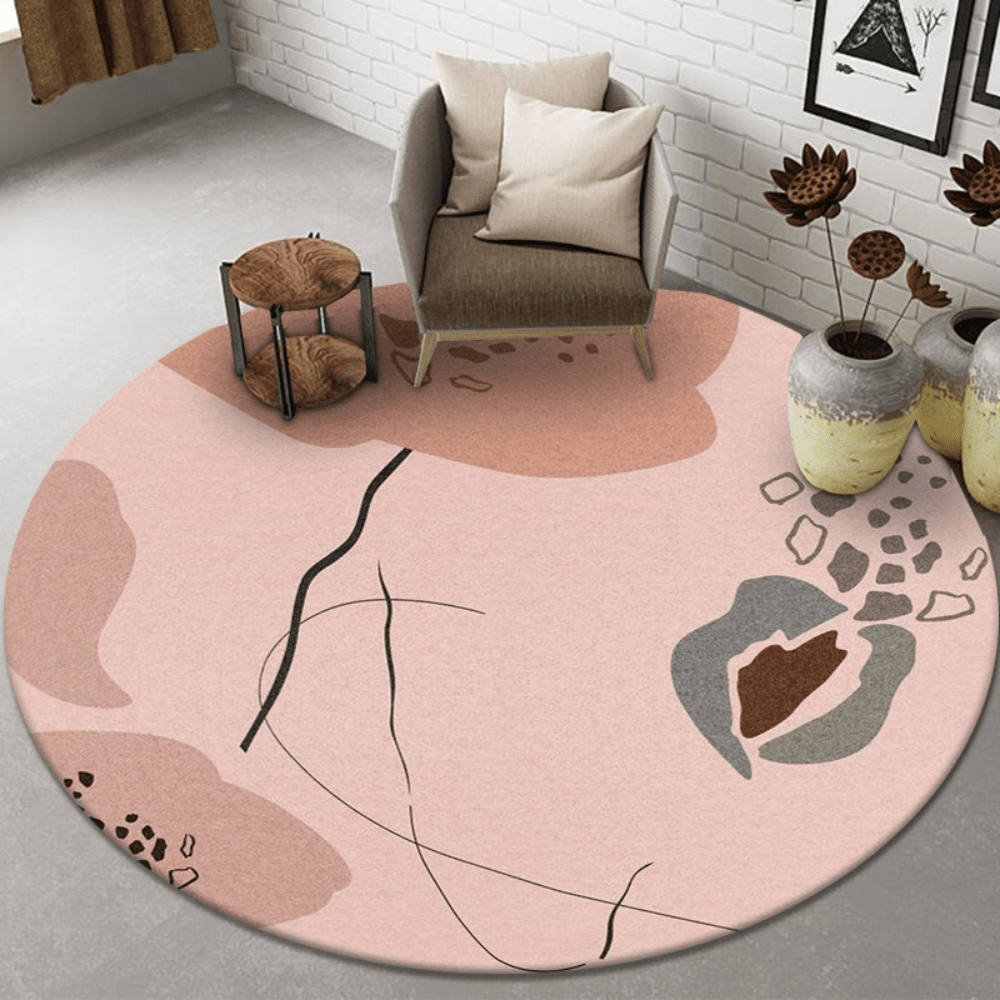 Mat with Play Design for Babies and Children with Mandala Sun Design for Safe Play